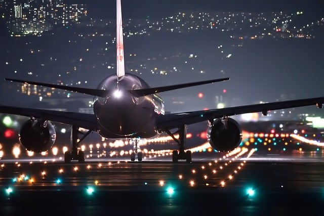 Holiday Travel - airport and airplane taxi