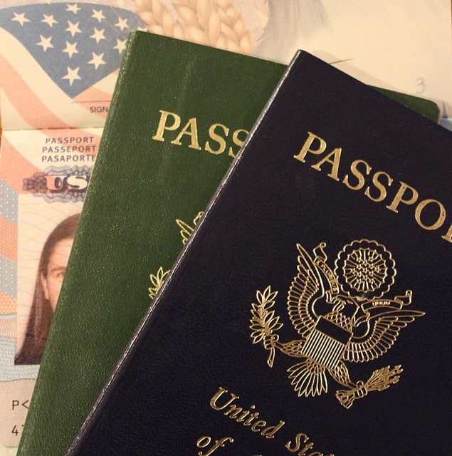 International travel with passports and travel documents
