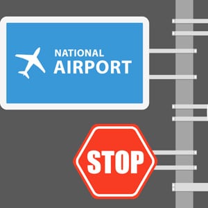 Airport Road Signs