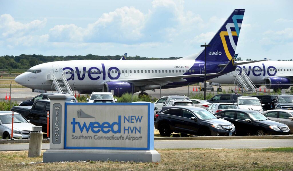 Tweed New Haven Regional Airport photographed on August 16, 2022.