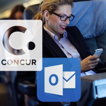 concur and outlook for business travel